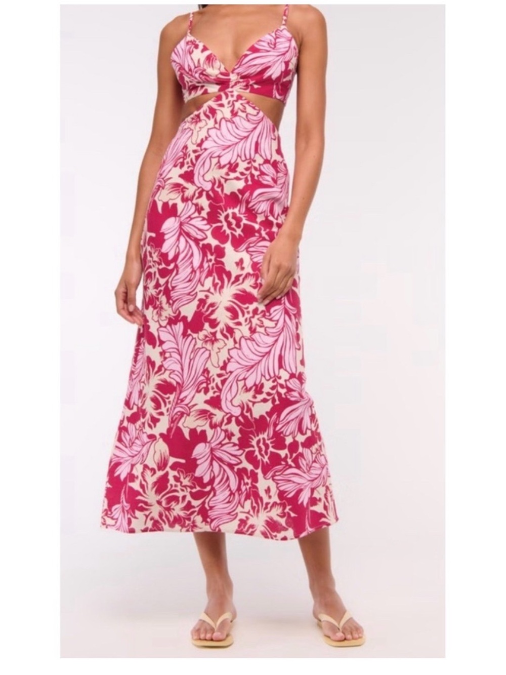 The A&F Julia Slip Cutout Maxi Dress in S
